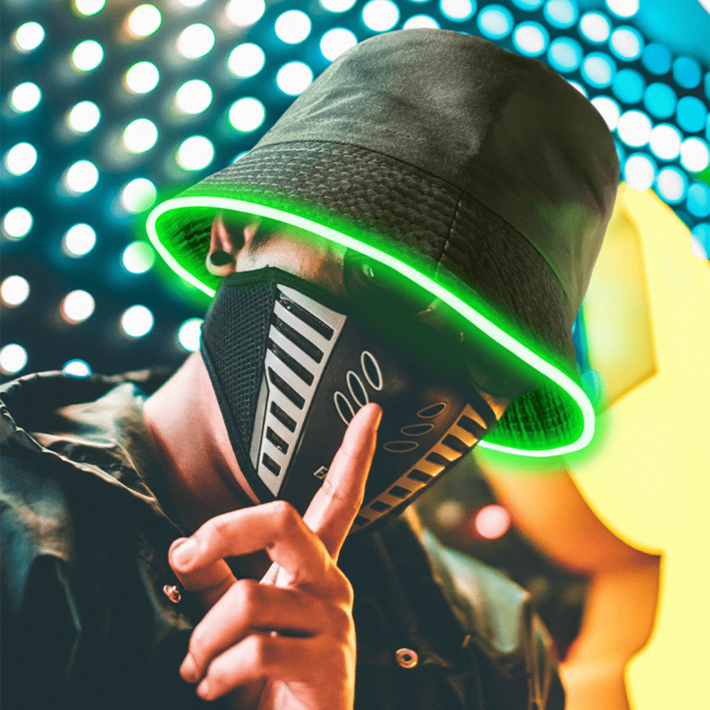 Brim LED Glow Color Changing Bucket Hat - Rave Essentials Co.