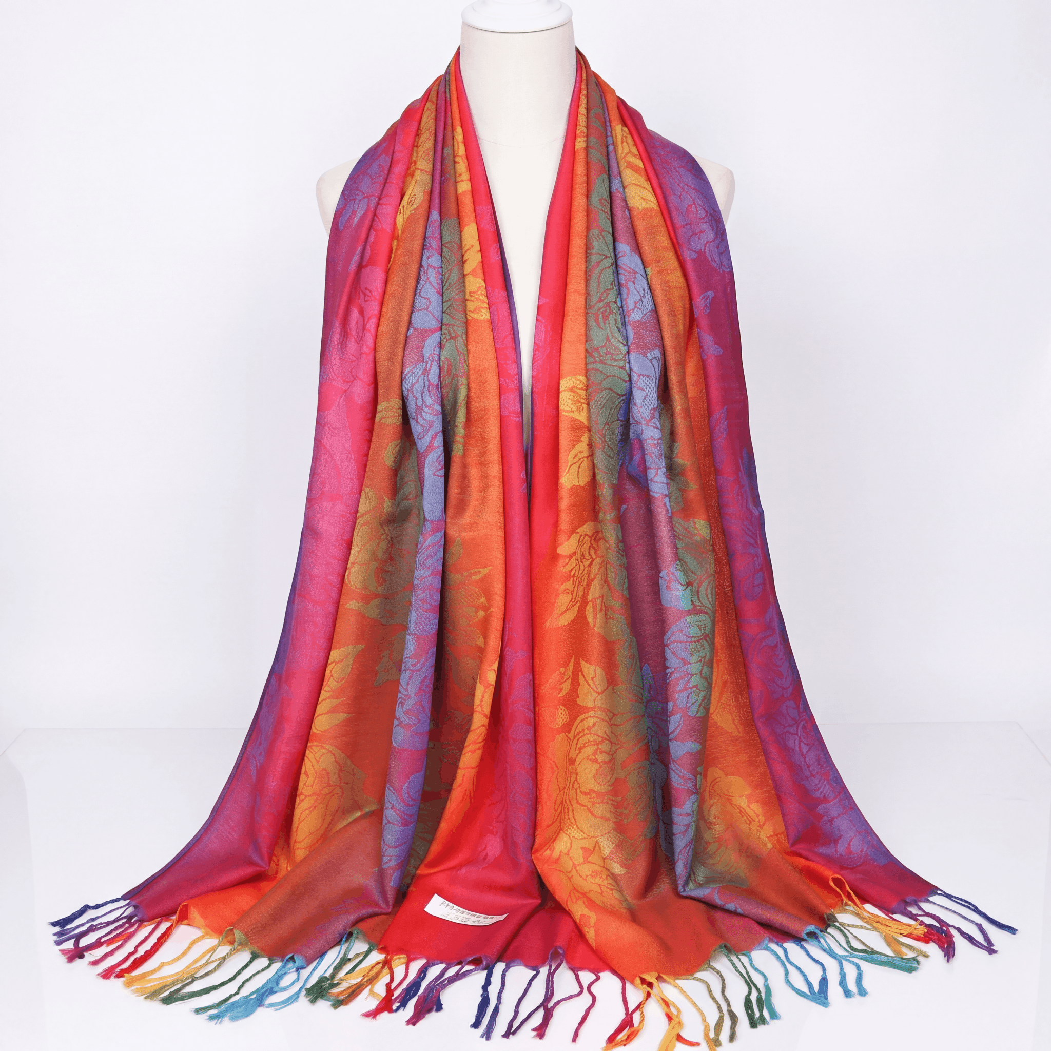 Classic Colorful Pashmina - Rave Essentials Co.