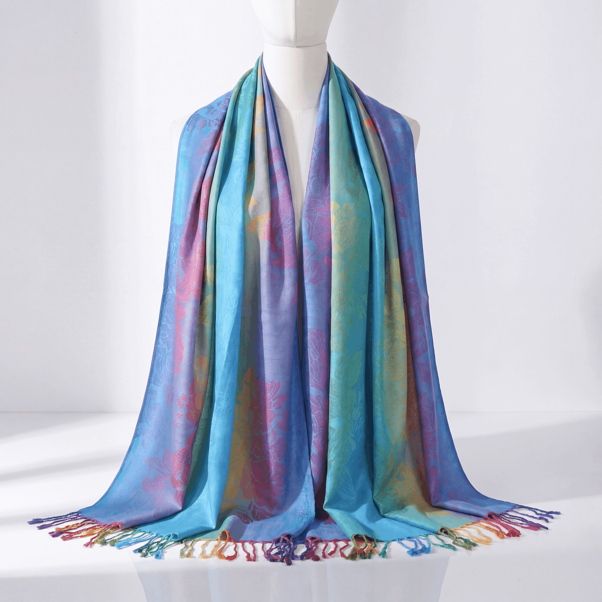 Classic Colorful Pashmina - Rave Essentials Co.