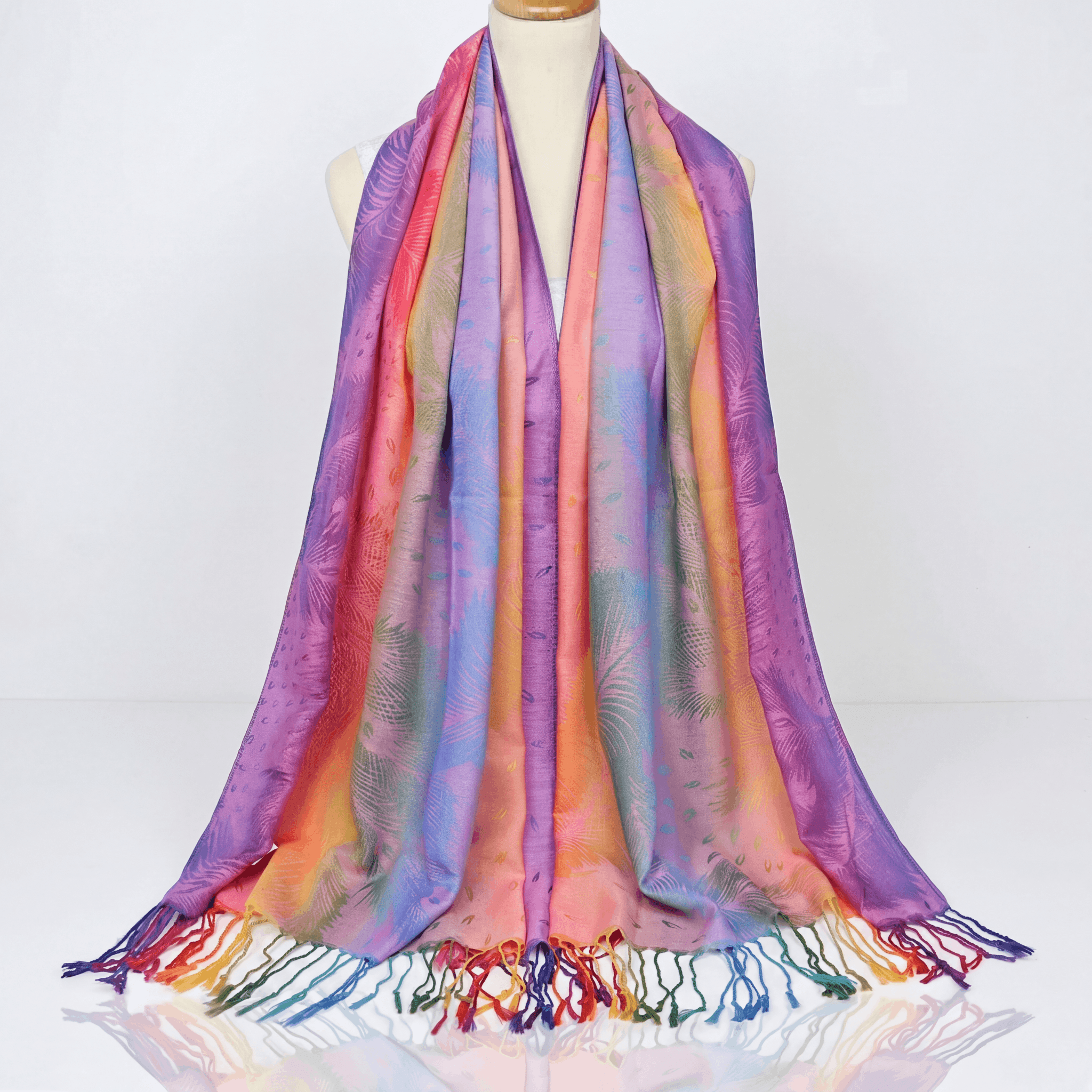 Classic Colorful Pashmina - Rave Essentials Co.
