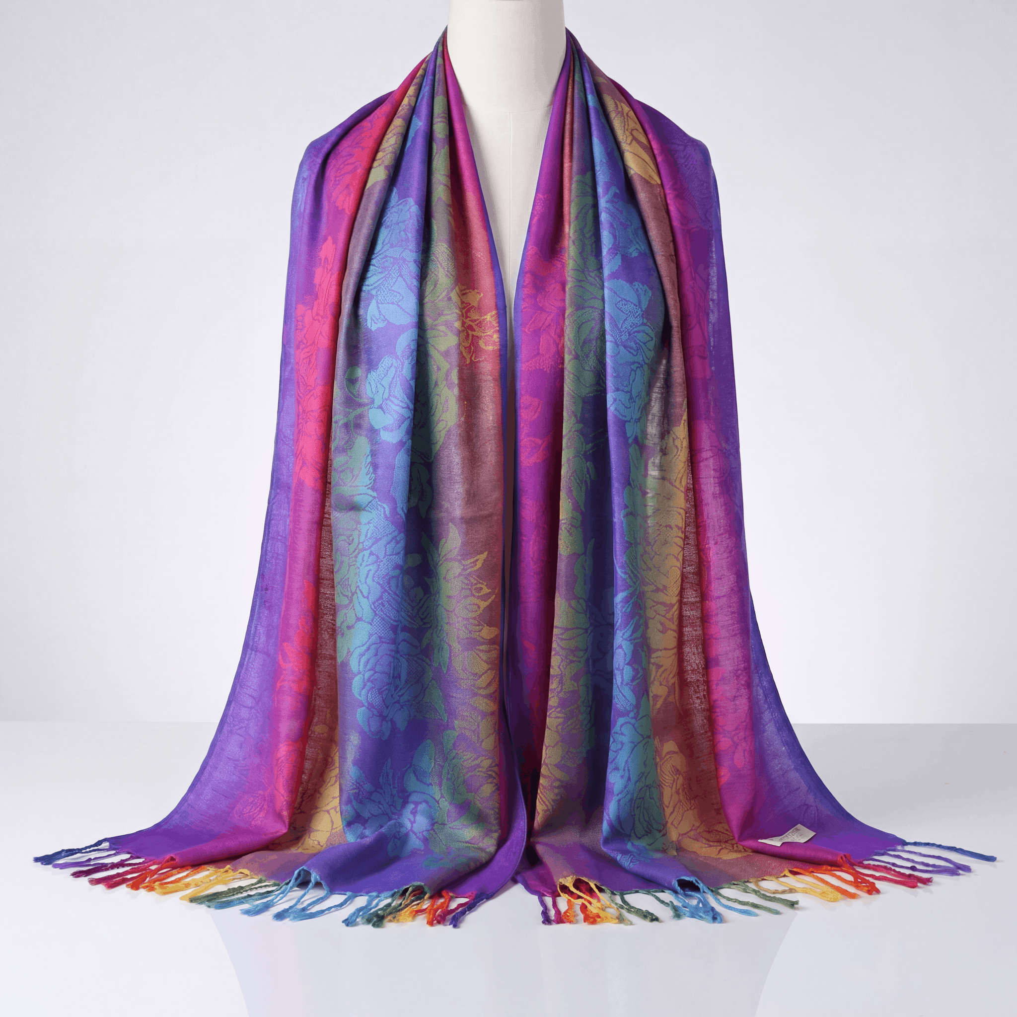 Classic Colorful Pashmina - Rave Essentials Co.