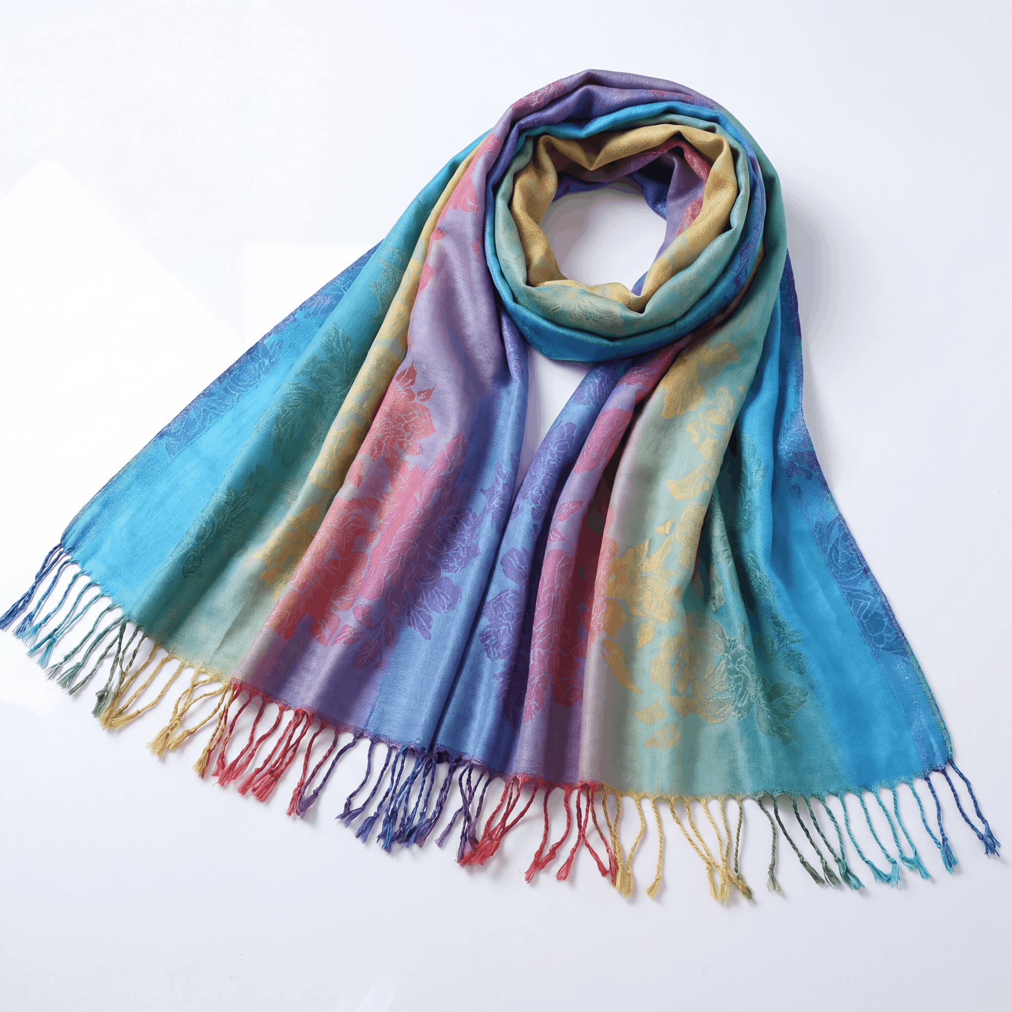 Classic Colorful Pashmina - Rave Essentials Co.
