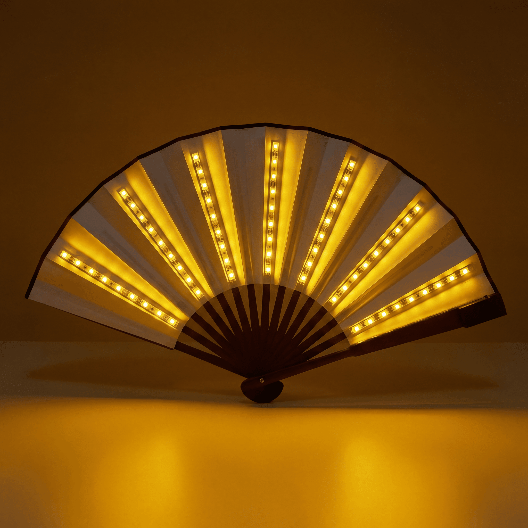 Lightweight Single Color LED Rave Fan - Rave Essentials Co.