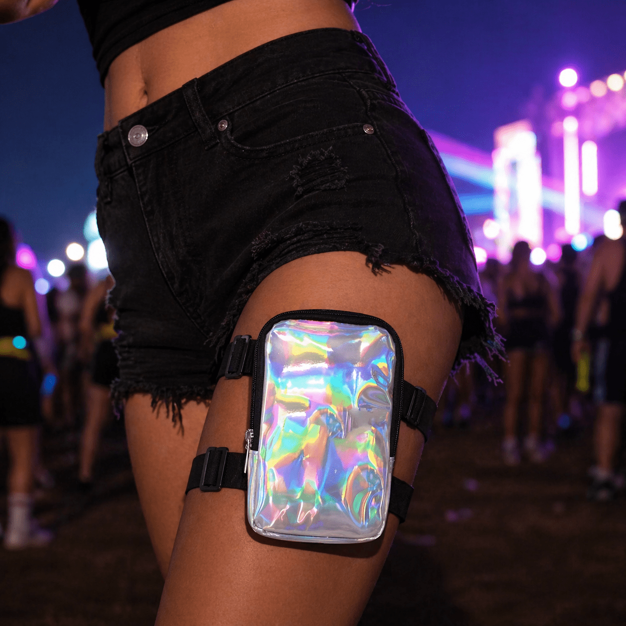 Thigh Strapped Storage Pack - Rave Essentials Co.