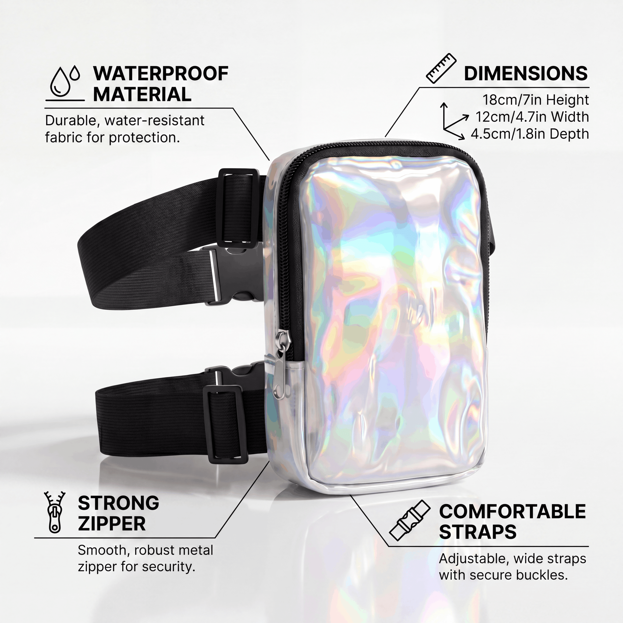 Thigh Strapped Storage Pack - Rave Essentials Co.
