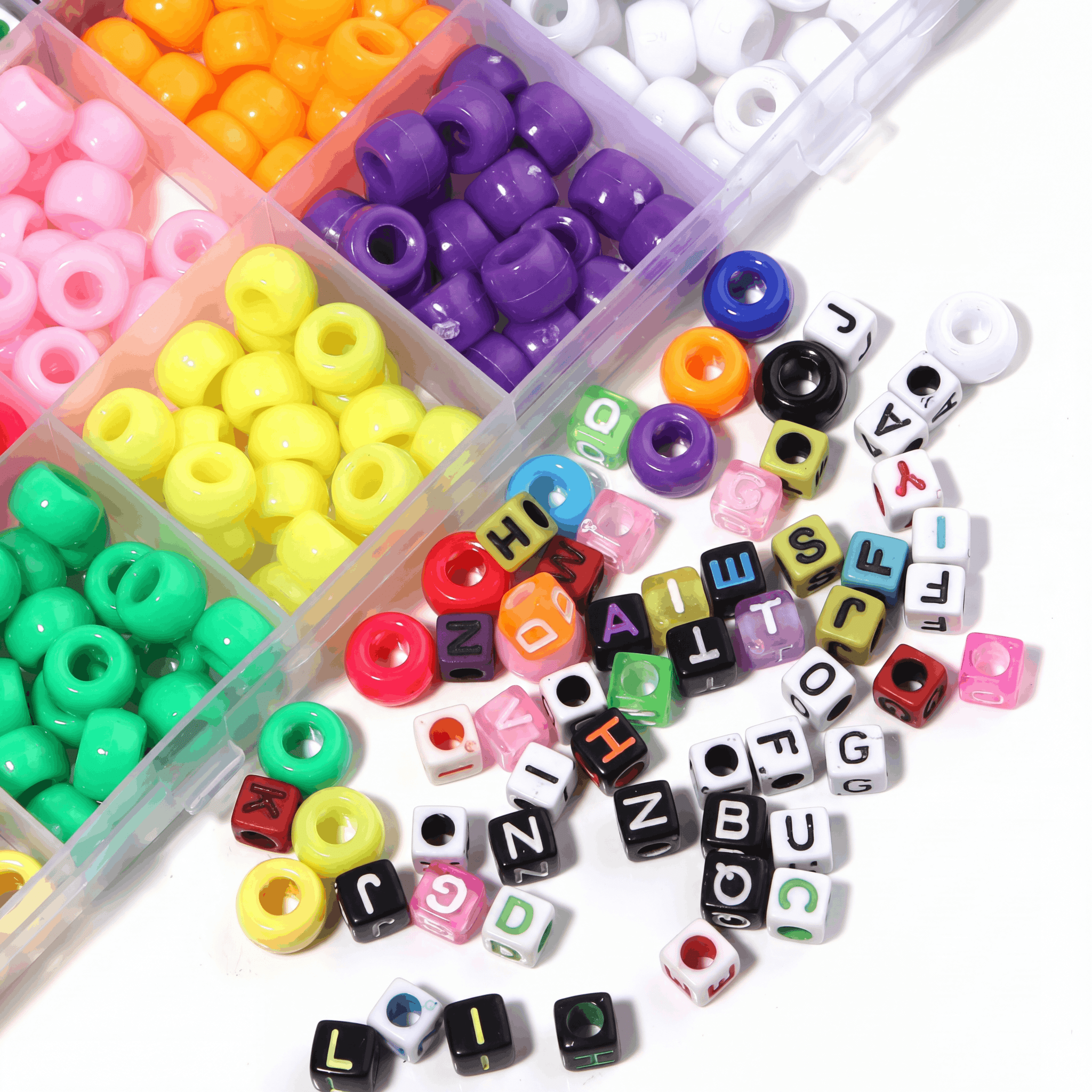 1000pc Kandi Bracelet Making Kit - Rave Essentials Co.