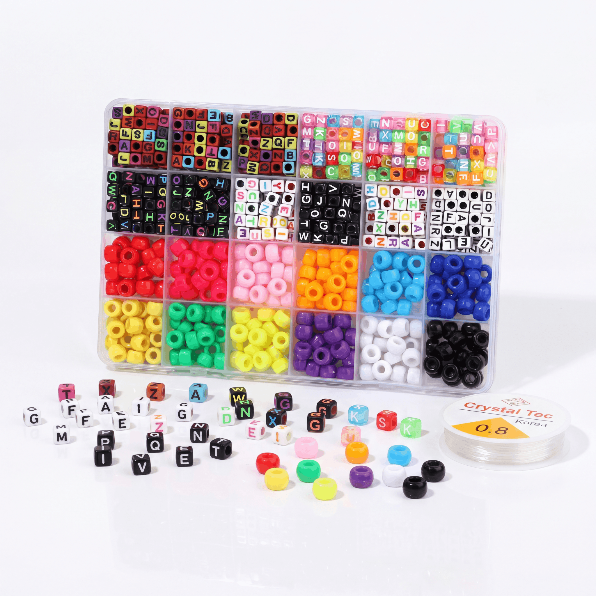 1000pc Kandi Bracelet Making Kit - Rave Essentials Co.