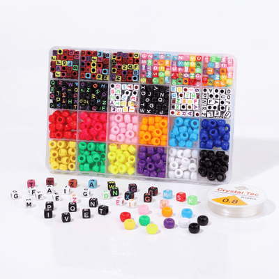 1000pc Kandi Bracelet Making Kit - Rave Essentials Co.