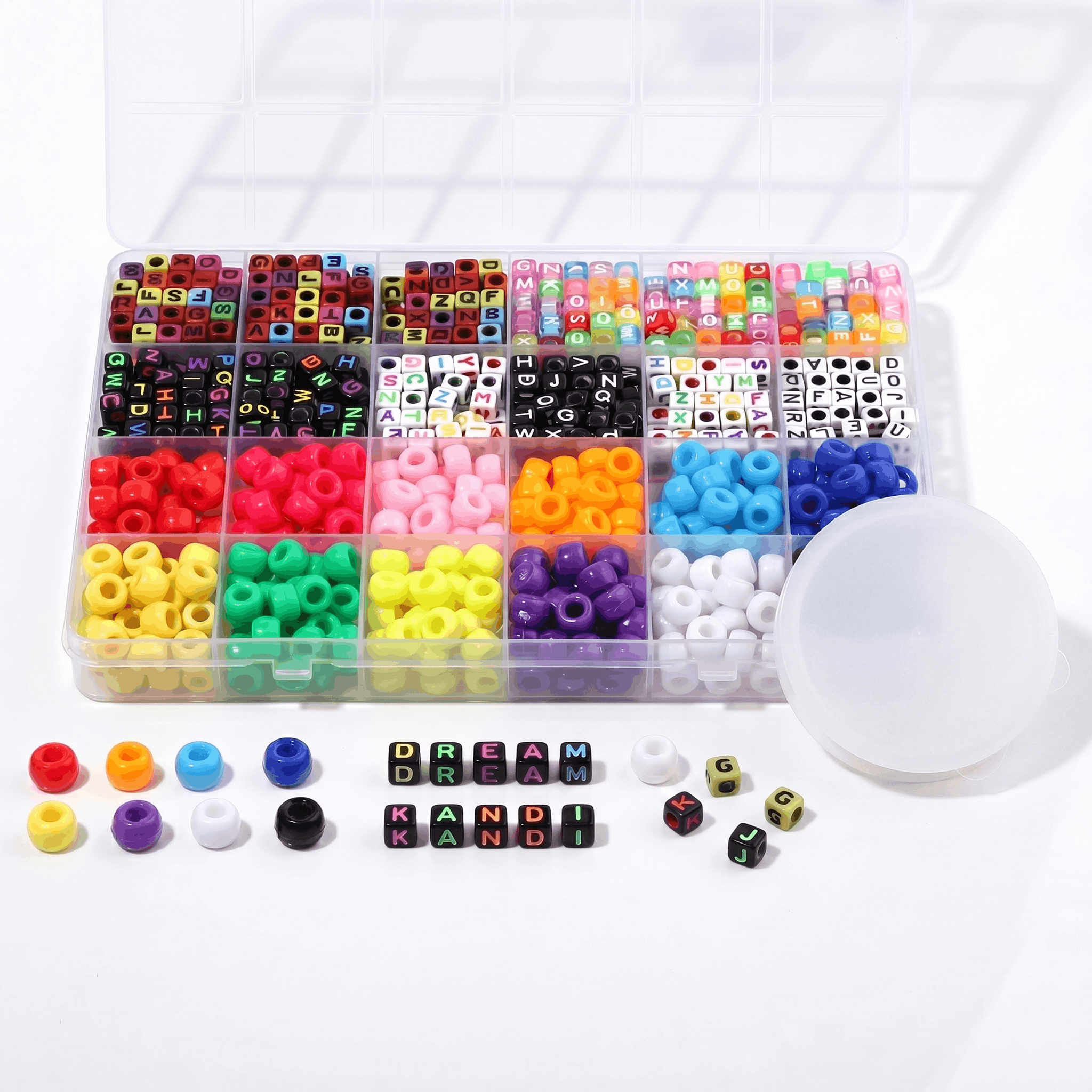 1000pc Kandi Bracelet Making Kit - Rave Essentials Co.