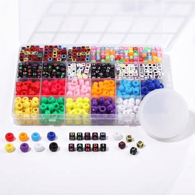 1000pc Kandi Bracelet Making Kit - Rave Essentials Co.