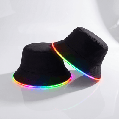 Brim LED Glow Color Changing Bucket Hat - Rave Essentials Co.