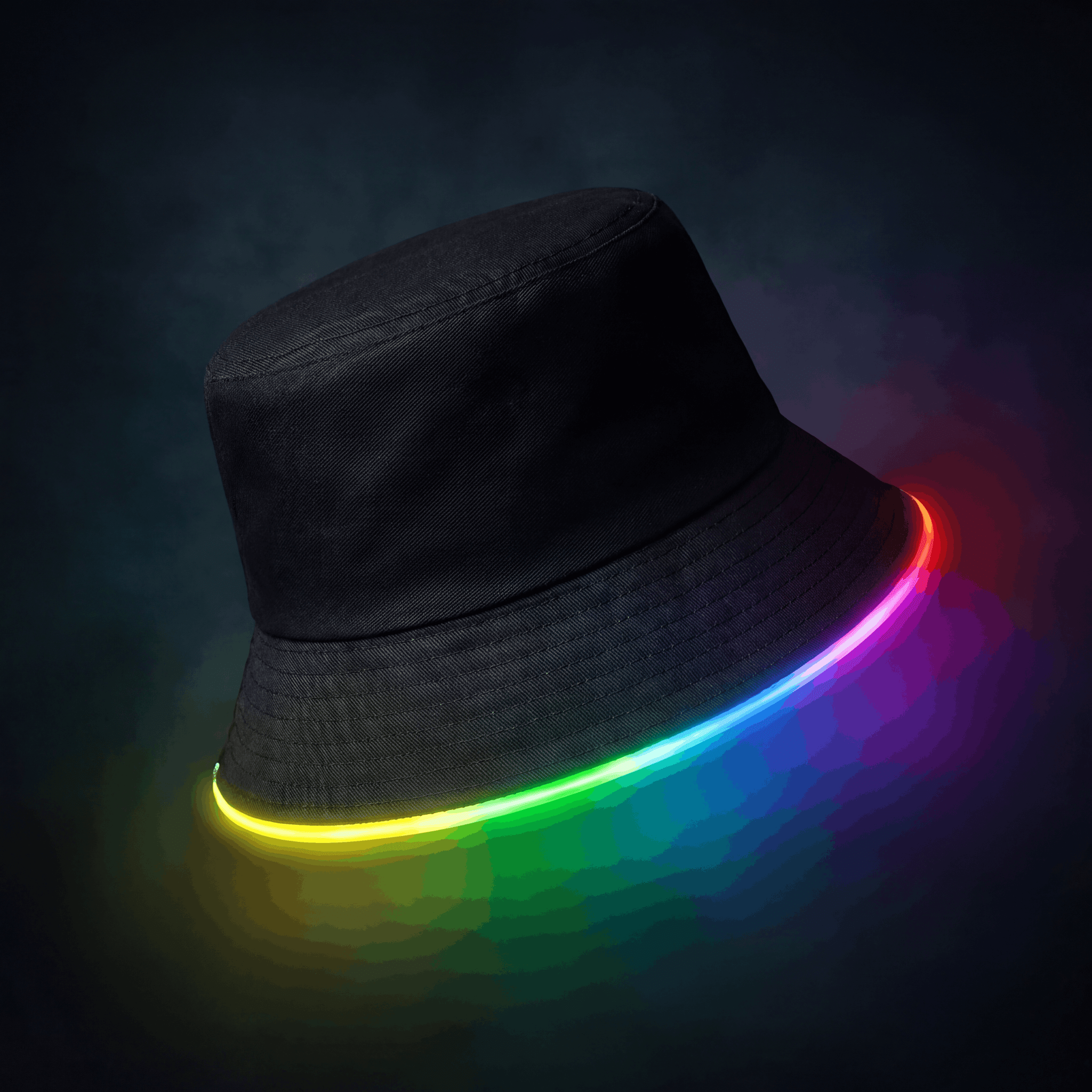 Brim LED Glow Color Changing Bucket Hat - Rave Essentials Co.