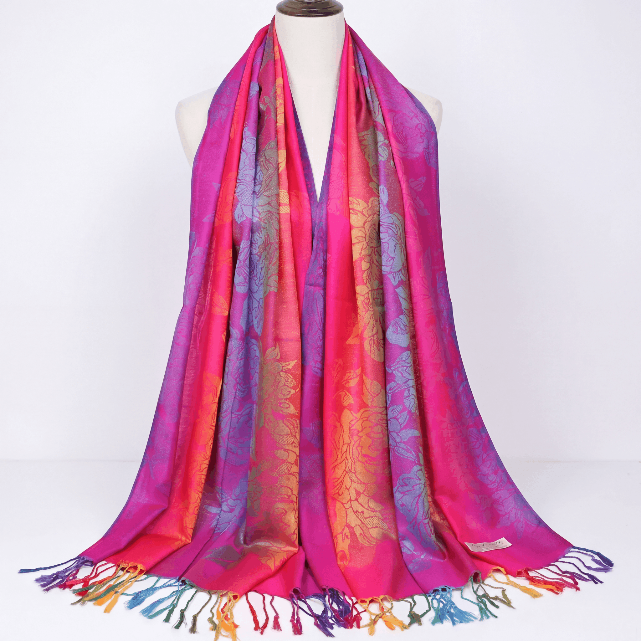 Classic Colorful Pashmina - Rave Essentials Co.