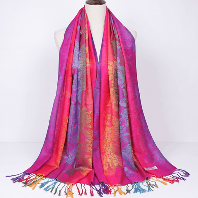 Classic Colorful Pashmina - Rave Essentials Co.