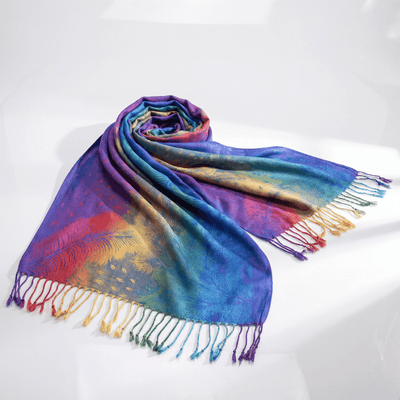 Classic Colorful Pashmina - Rave Essentials Co.