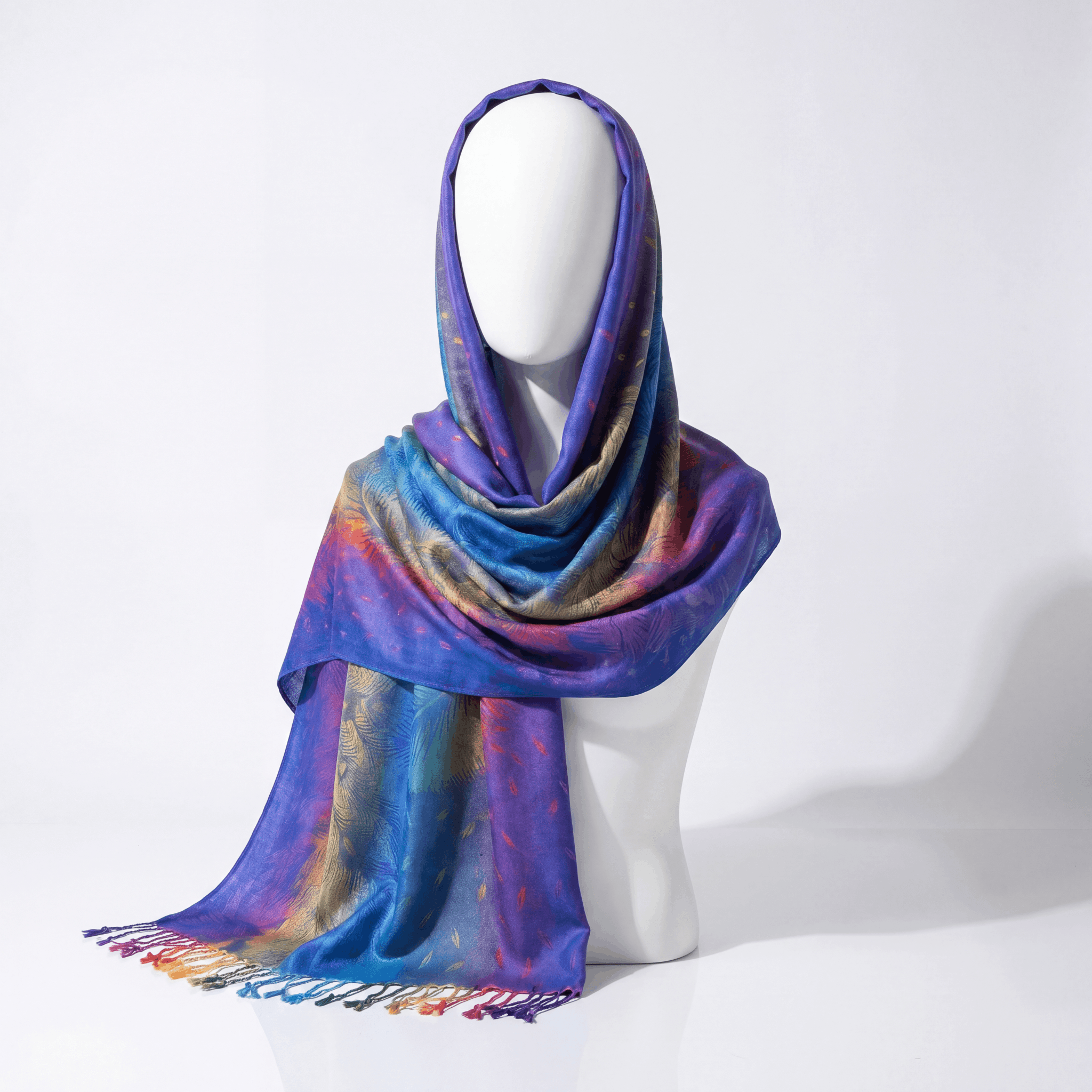 Classic Colorful Pashmina - Rave Essentials Co.