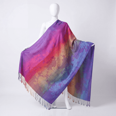 Classic Colorful Pashmina - Rave Essentials Co.