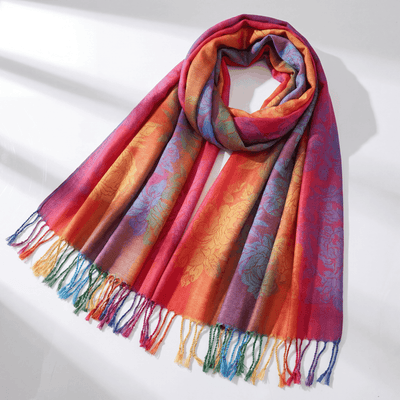 Classic Colorful Pashmina - Rave Essentials Co.