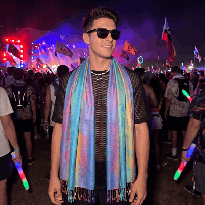 Classic Colorful Pashmina - Rave Essentials Co.