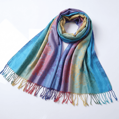 Classic Colorful Pashmina - Rave Essentials Co.