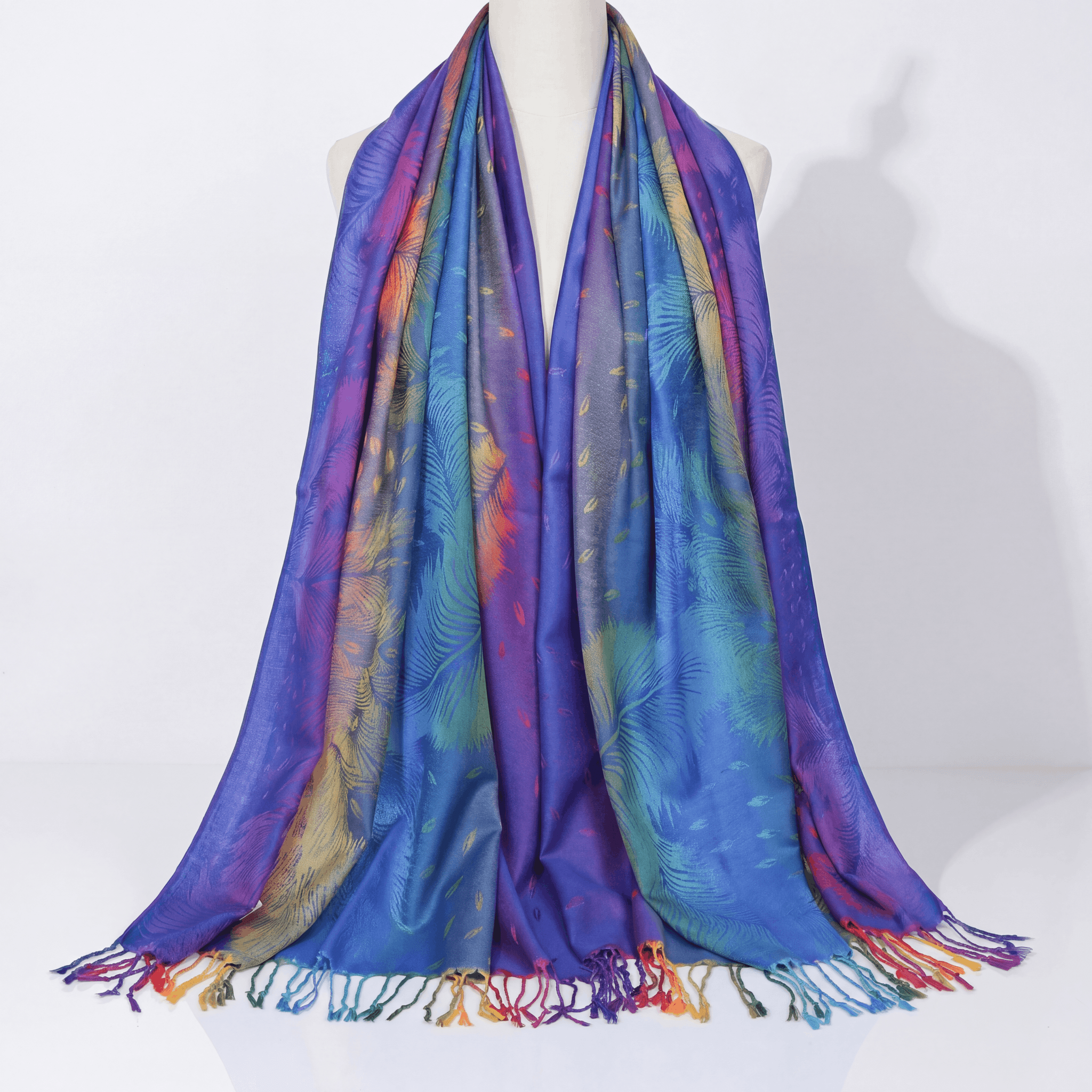 Classic Colorful Pashmina - Rave Essentials Co.