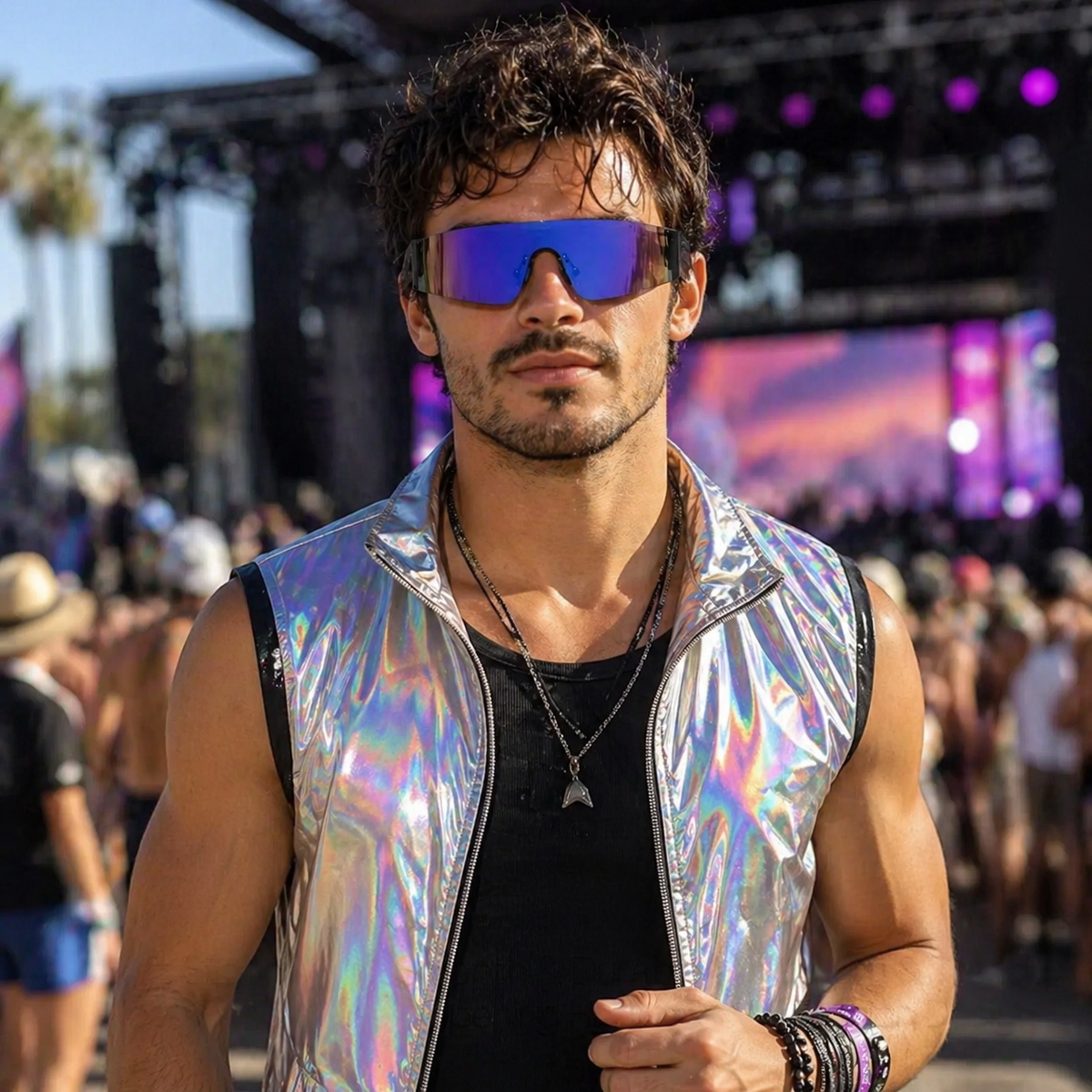 Cyberpunk Futuristic Raver Sunglasses – Rave Essentials Co.