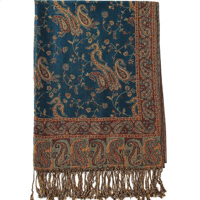 Deluxe Lightweight Paisley Pashmina - Rave Essentials Co.