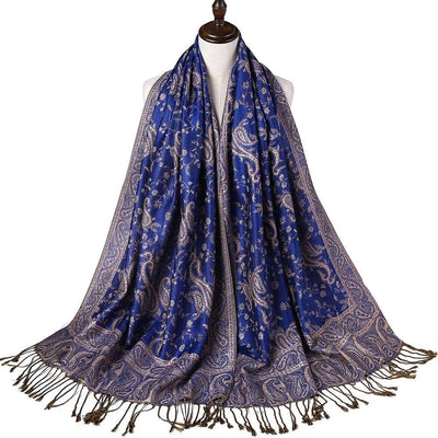 Deluxe Lightweight Paisley Pashmina - Rave Essentials Co.
