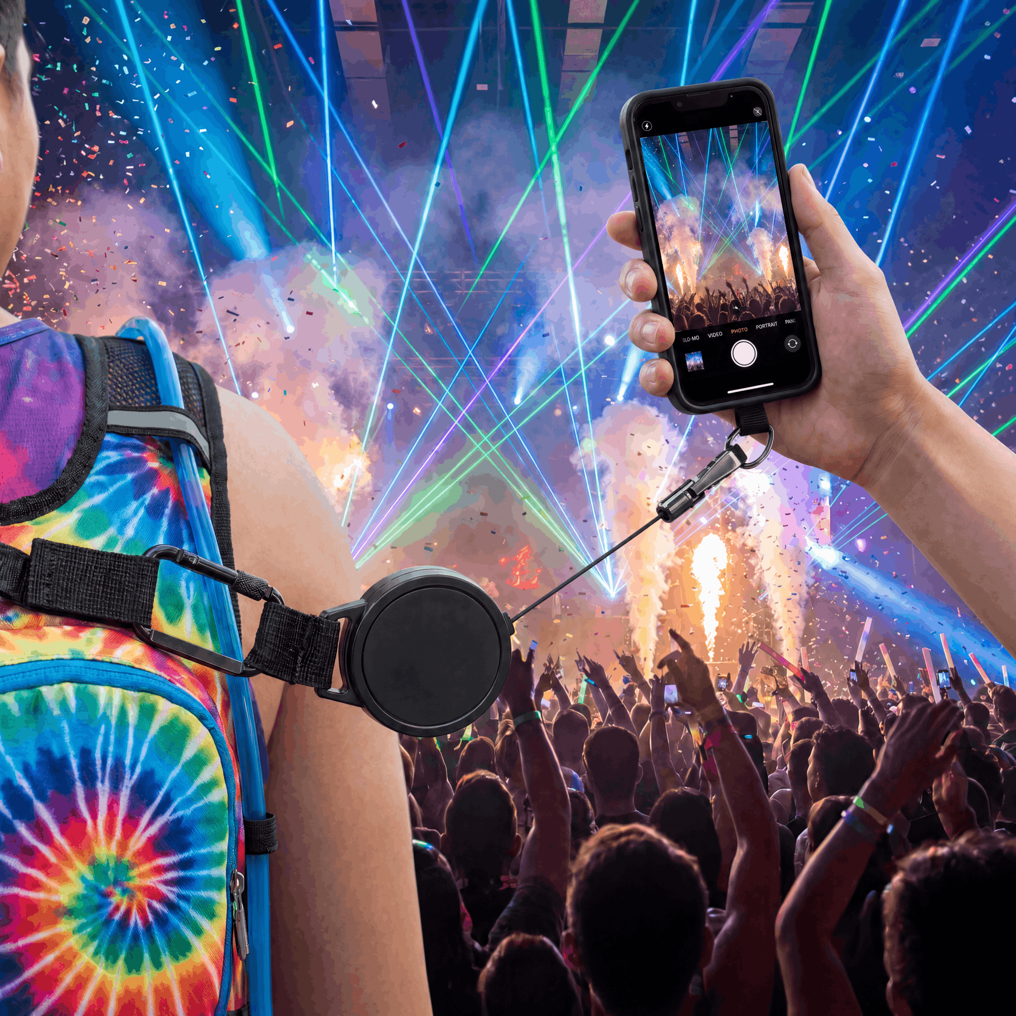 Essential Anti - Theft Phone Tether - Rave Essentials Co.