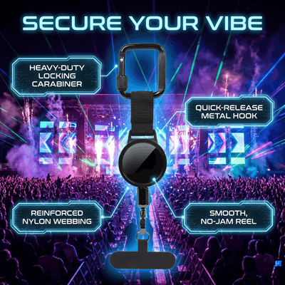 Essential Anti - Theft Phone Tether - Rave Essentials Co.