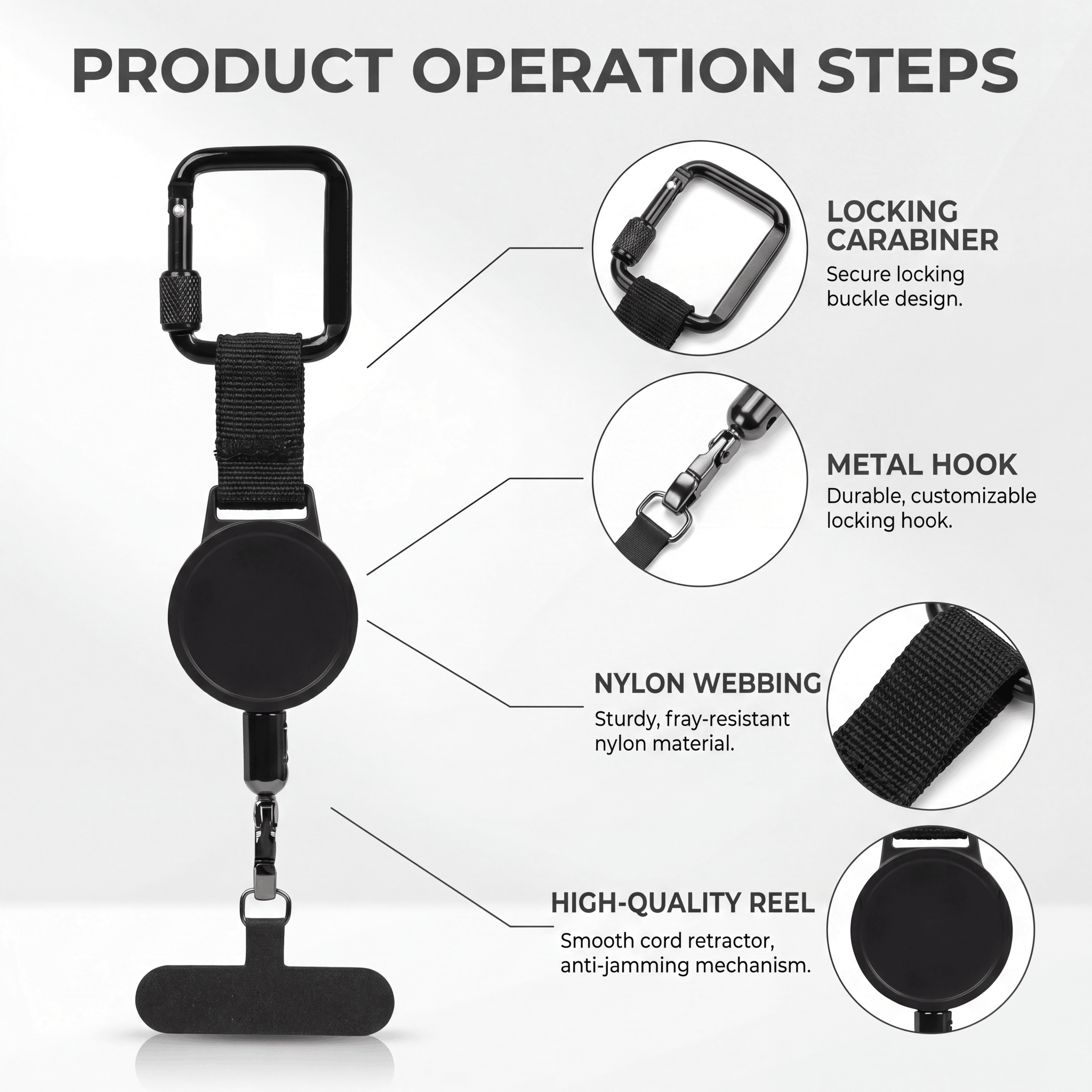 Essential Anti - Theft Phone Tether - Rave Essentials Co.