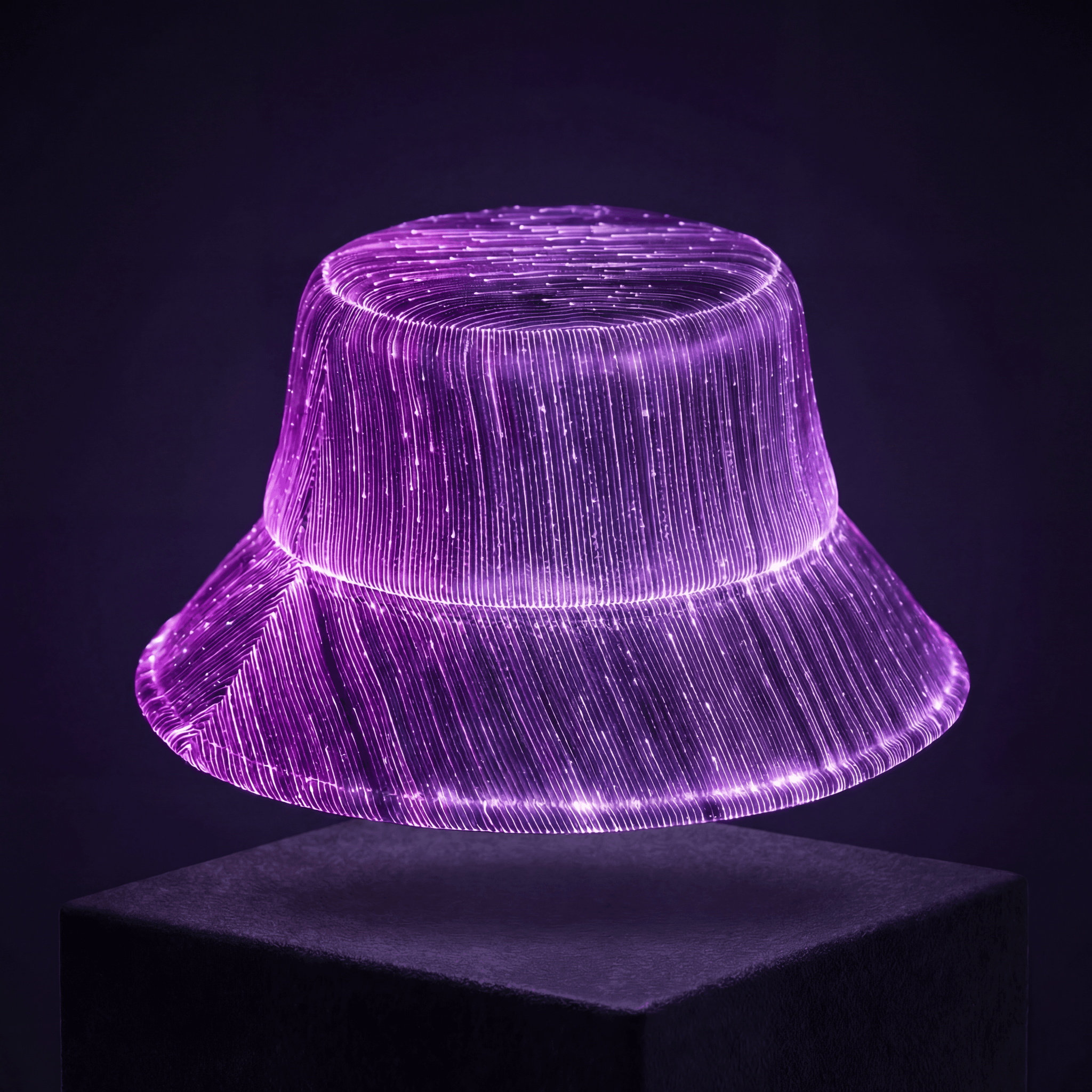 Full Color Changing LED Bucket Hat - Rave Essentials Co.