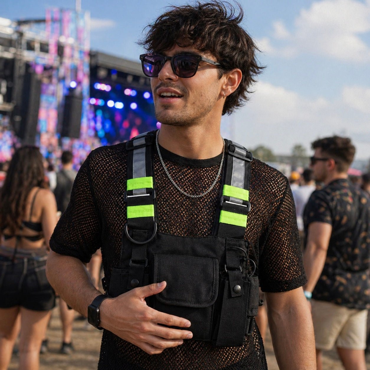 Harness Chest Storage Pack - Rave Essentials Co.