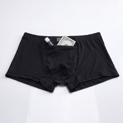 Hidden Zipper Stash Boxers - Rave Essentials Co.