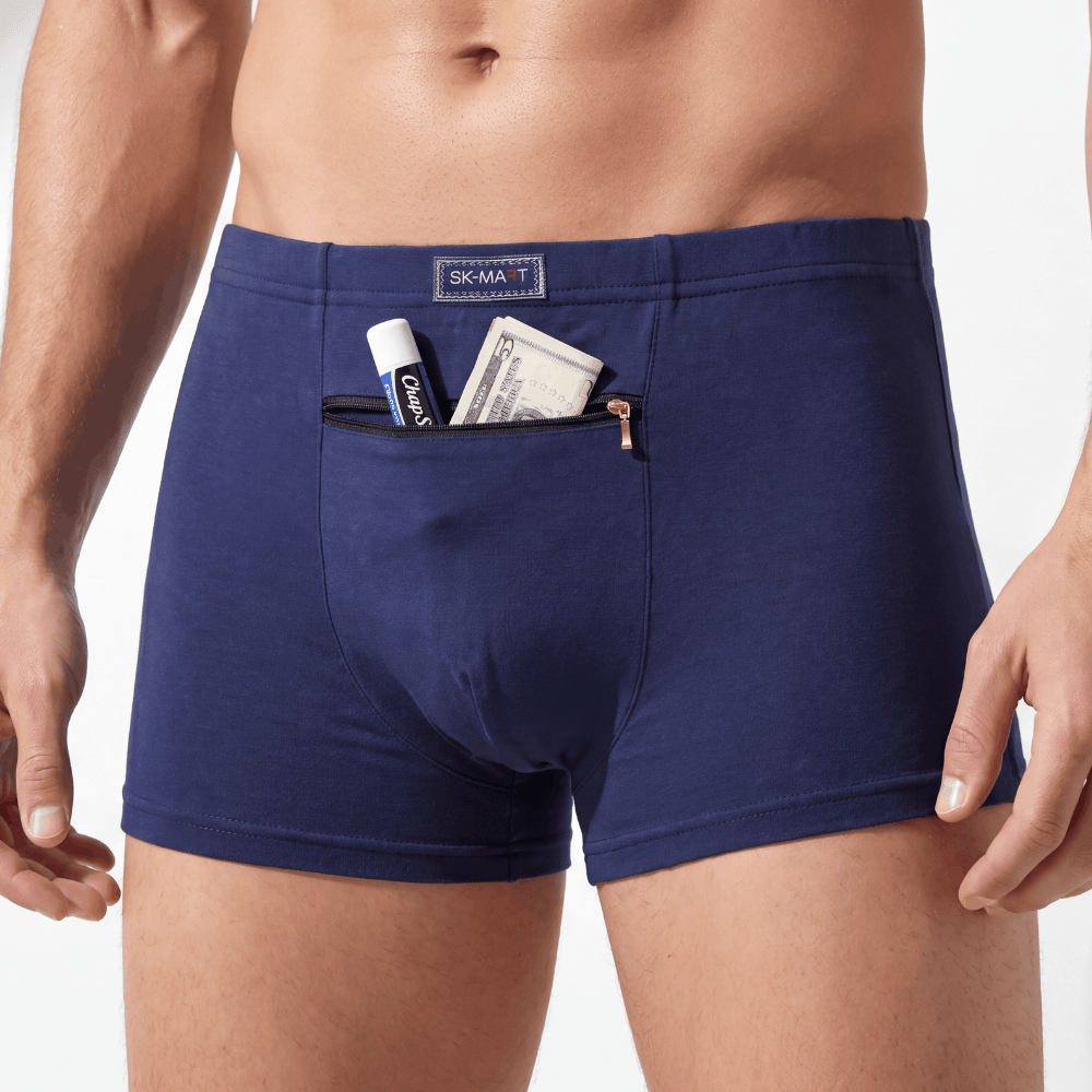 Hidden Zipper Stash Boxers - Rave Essentials Co.