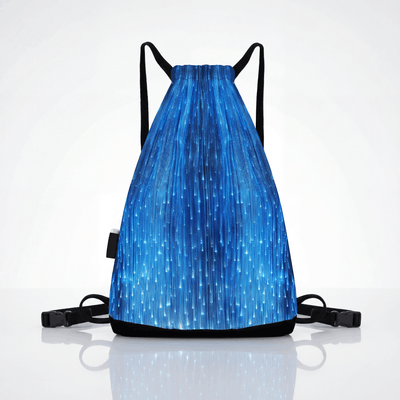 LED Fiber Optic Drawstring Bag - Rave Essentials Co.