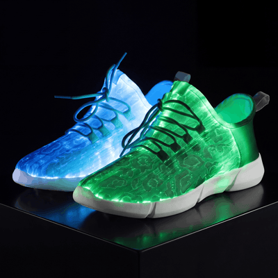LED Fiber Optic Rave Shoes - Rave Essentials Co.