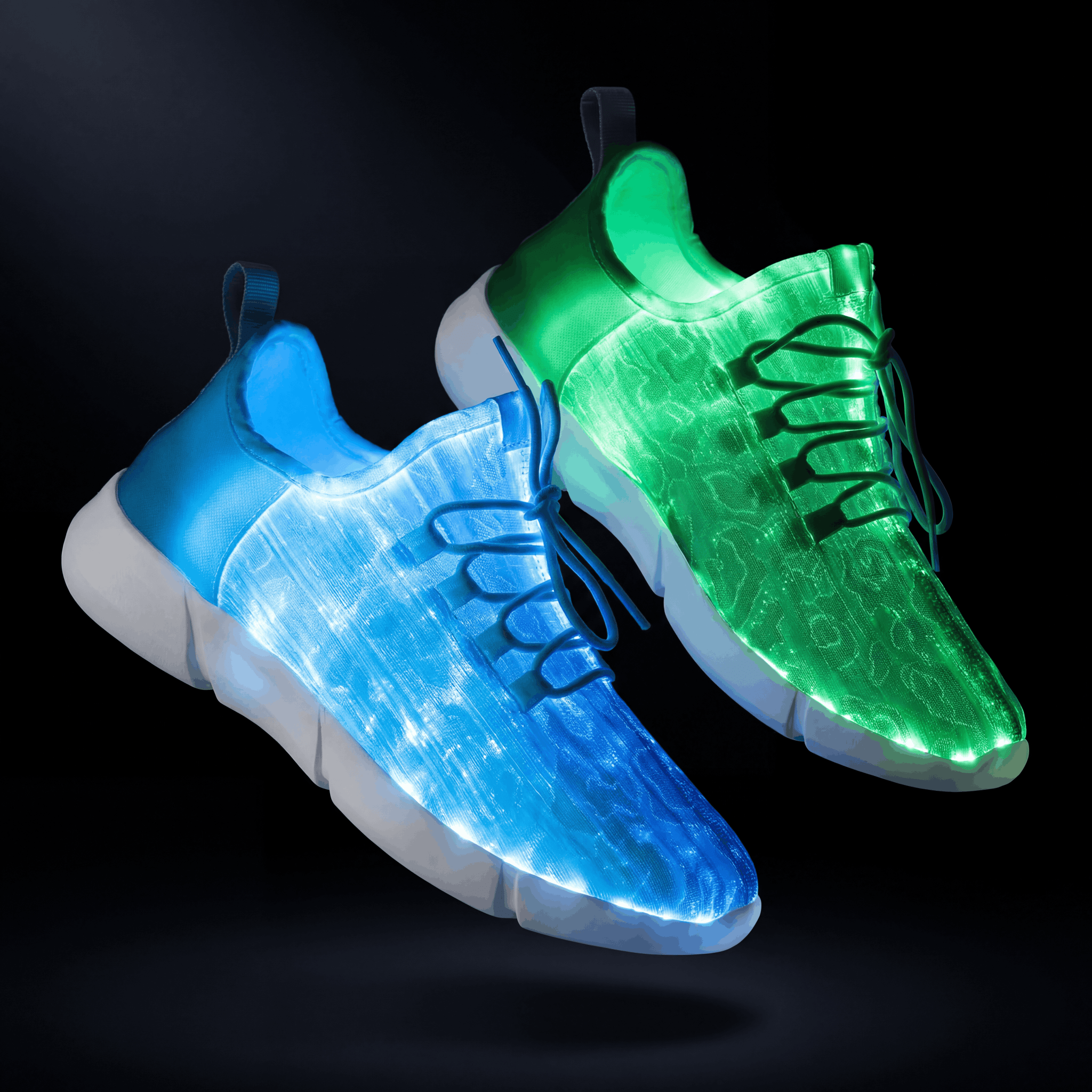 LED Fiber Optic Rave Shoes - Rave Essentials Co.