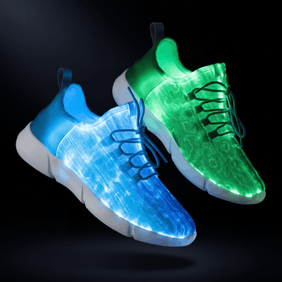 LED Fiber Optic Rave Shoes - Rave Essentials Co.