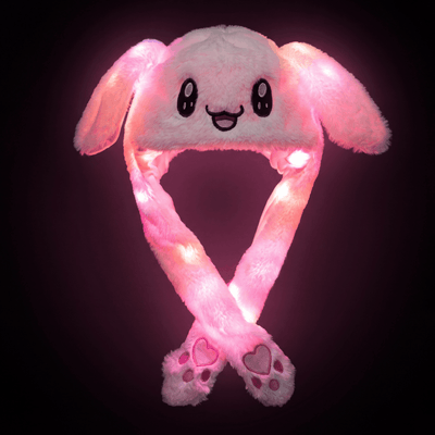 LED Flapping Animal Hat - Moving & Raisable Ears - Rave Essentials Co.