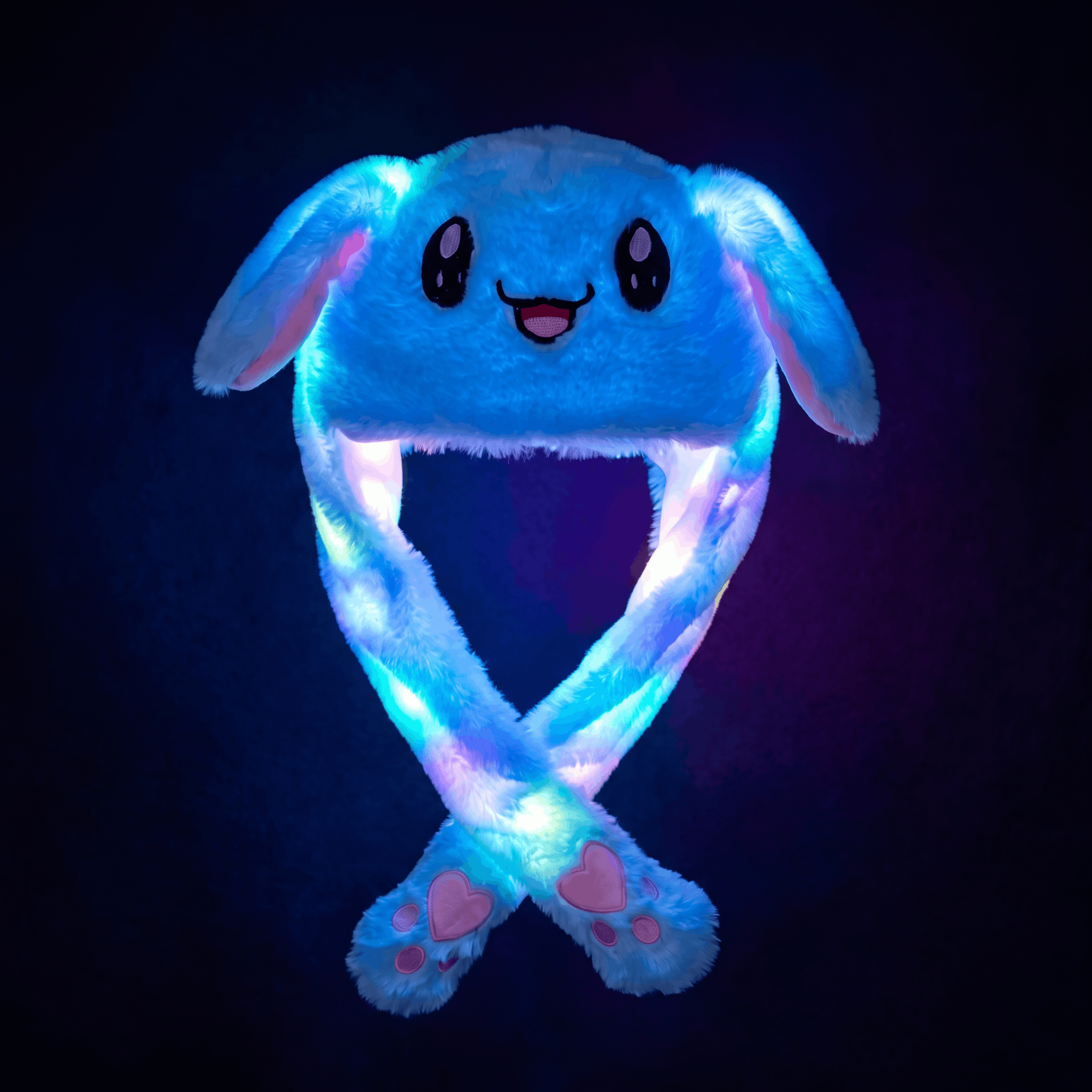 LED Flapping Animal Hat - Moving & Raisable Ears - Rave Essentials Co.