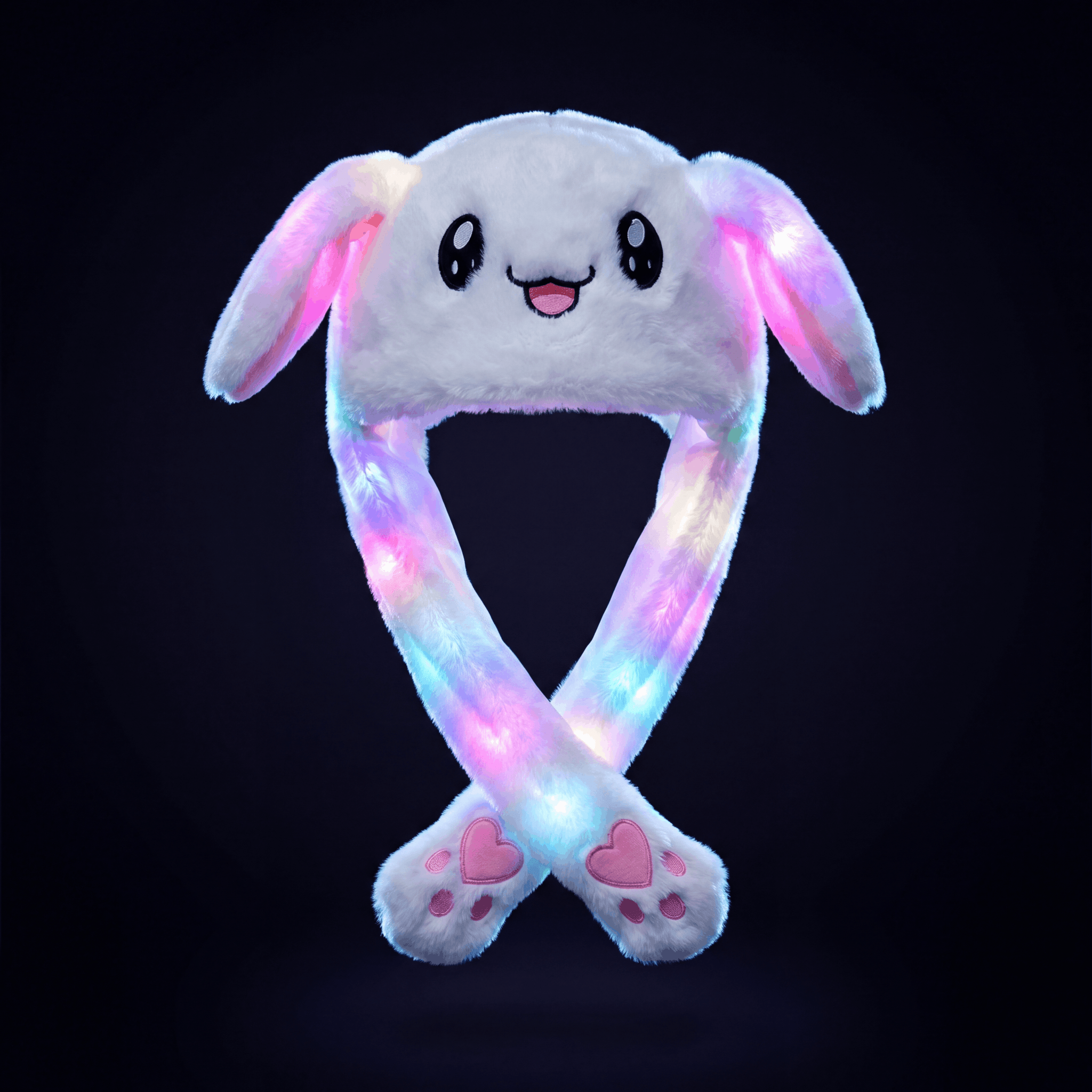 LED Flapping Animal Hat - Moving & Raisable Ears - Rave Essentials Co.