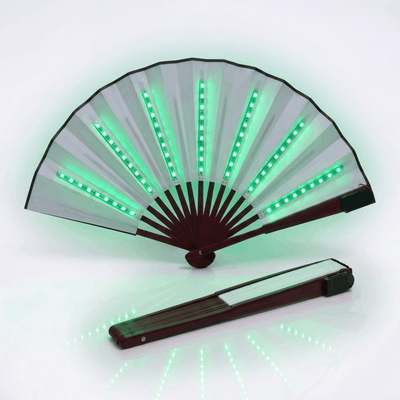Lightweight Single Color LED Rave Fan - Rave Essentials Co.