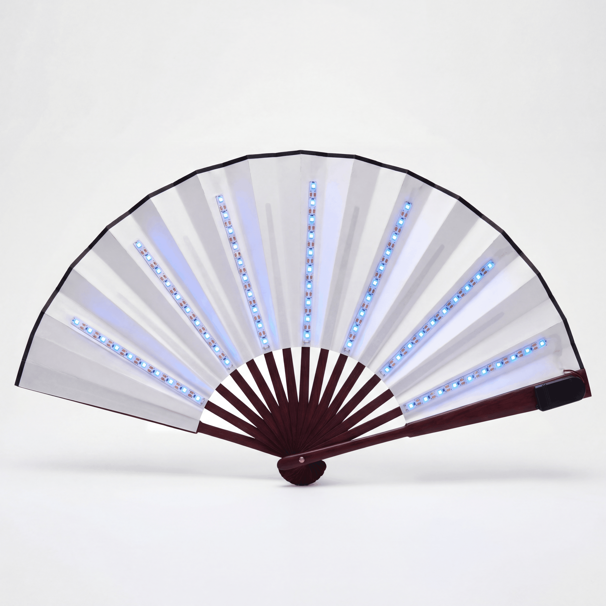 Lightweight Single Color LED Rave Fan - Rave Essentials Co.