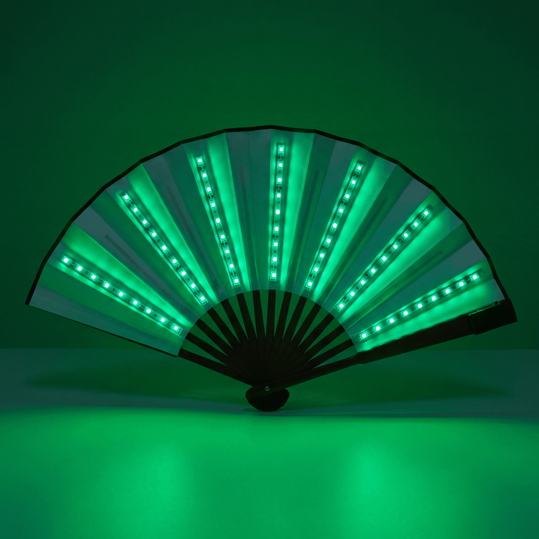 Lightweight Single Color LED Rave Fan - Rave Essentials Co.