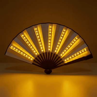 Lightweight Single Color LED Rave Fan - Rave Essentials Co.