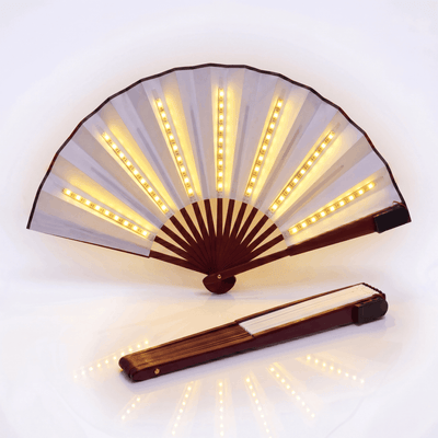 Lightweight Single Color LED Rave Fan - Rave Essentials Co.
