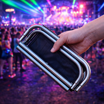 Pocket Portable Folding Rest Chair - Rave Essentials Co.