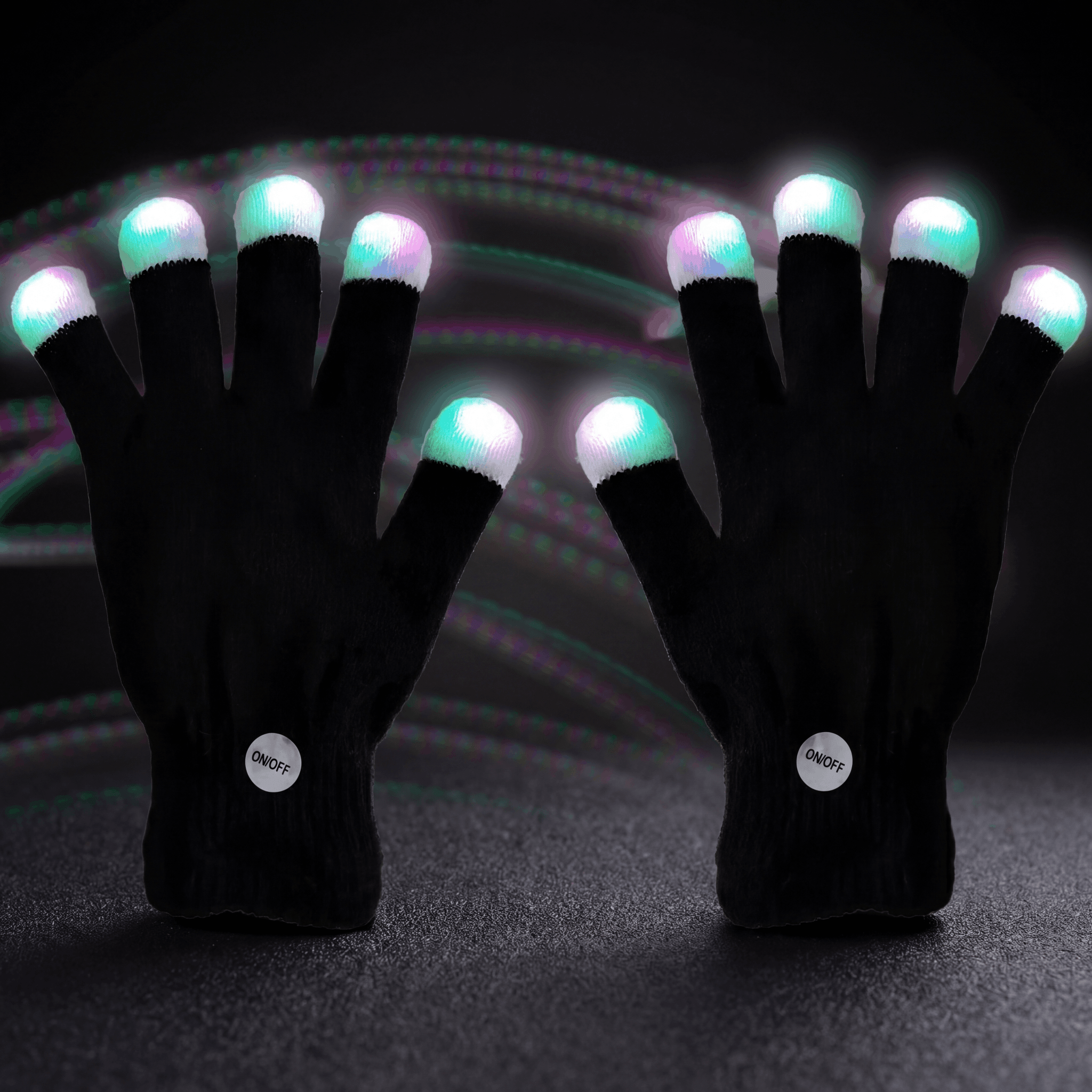 Premium LED Light Show Gloves - Rave Essentials Co.
