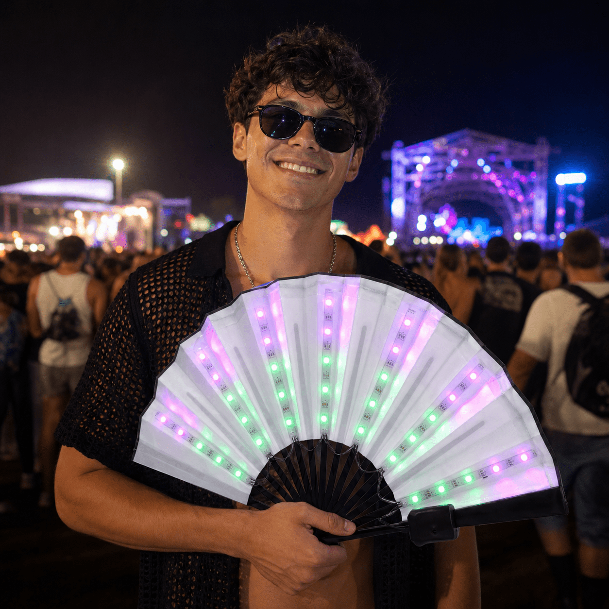 Remote Color Changing LED Fan - Rave Essentials Co.